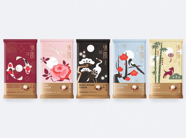 中式湯圓包裝設(shè)計(jì),包裝將中國元素融入其中