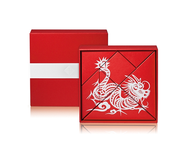 春節禮品盒包裝設計，新年七巧板的妙用